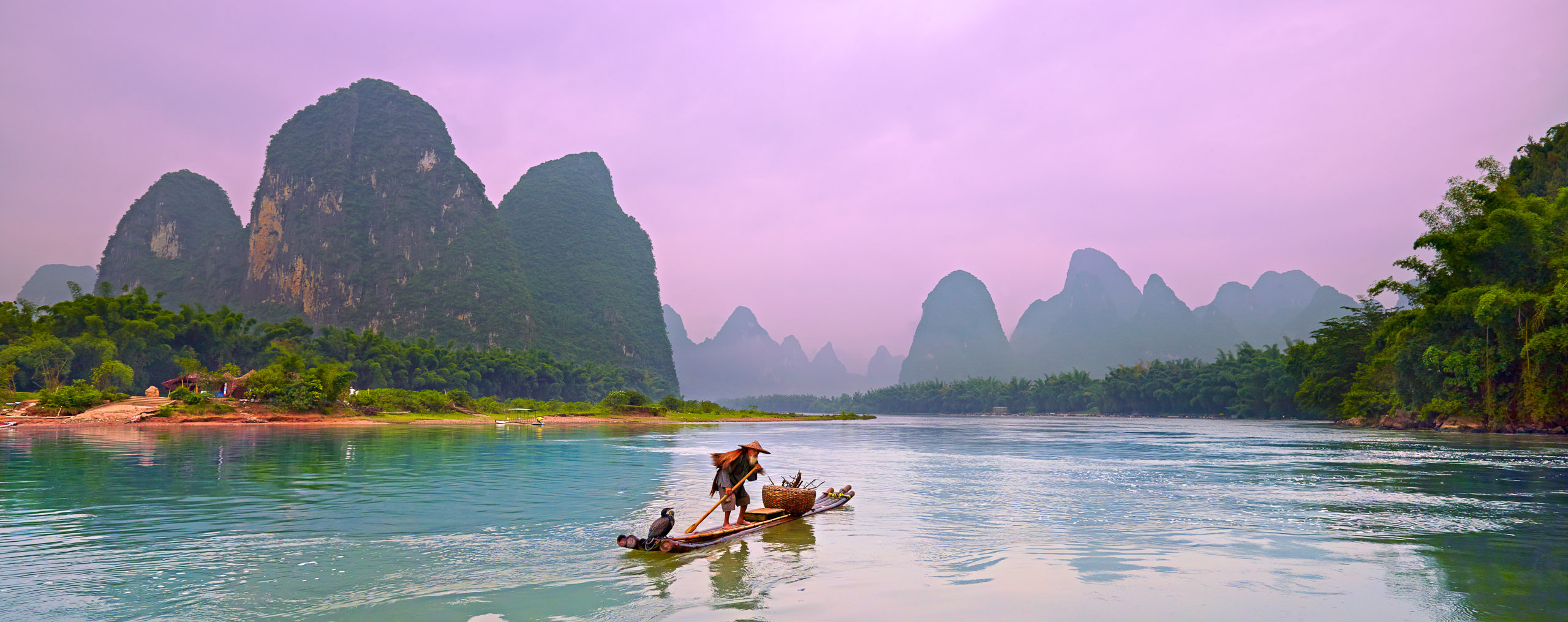 50inch Unframed River of Change, Guilin, China. Registration Number 9/300