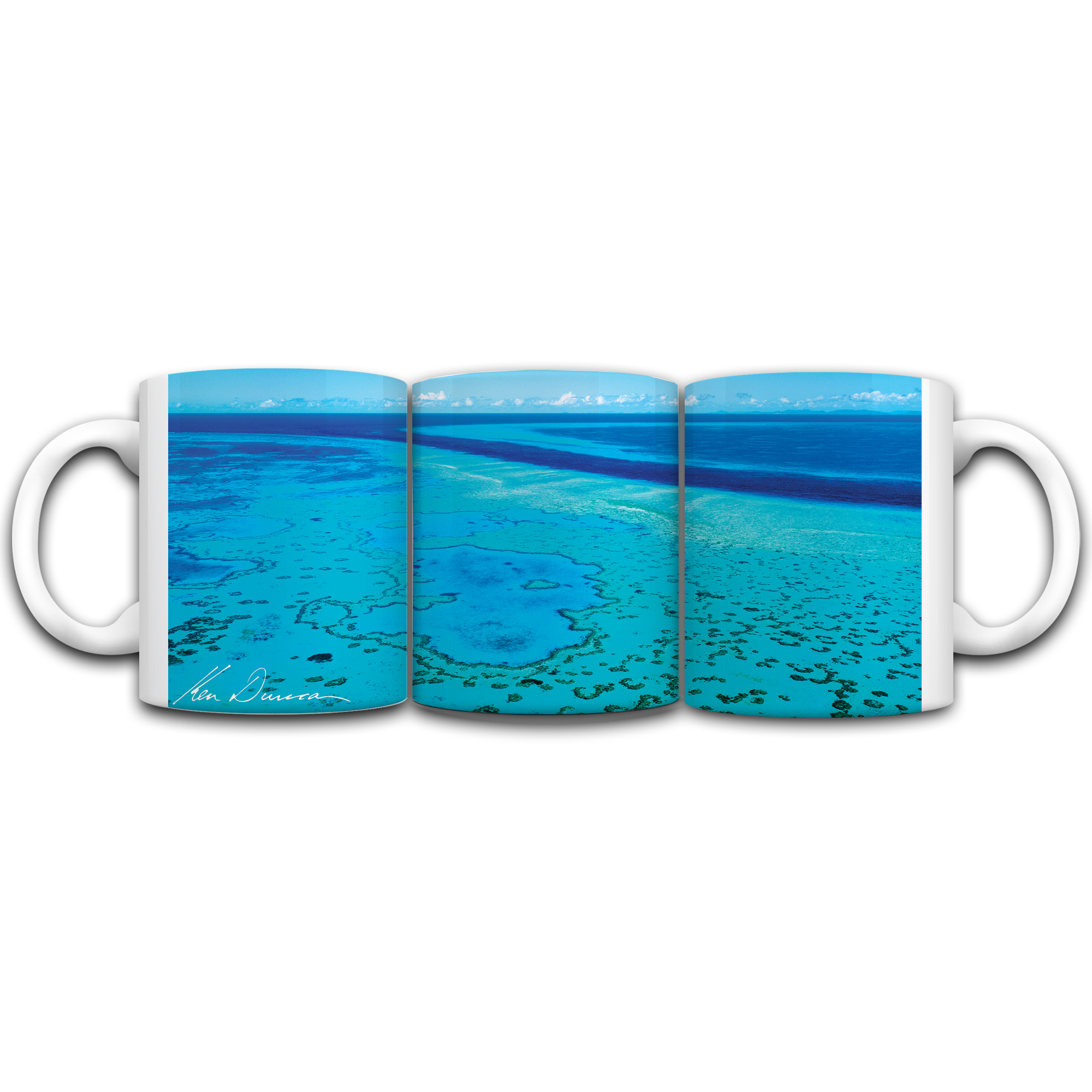 Ken Duncan Mug - Heart Reef, QLD