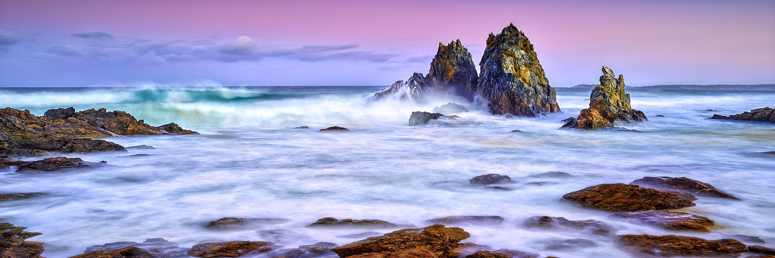 Sapphire Twilight, 60inch Unframed Print