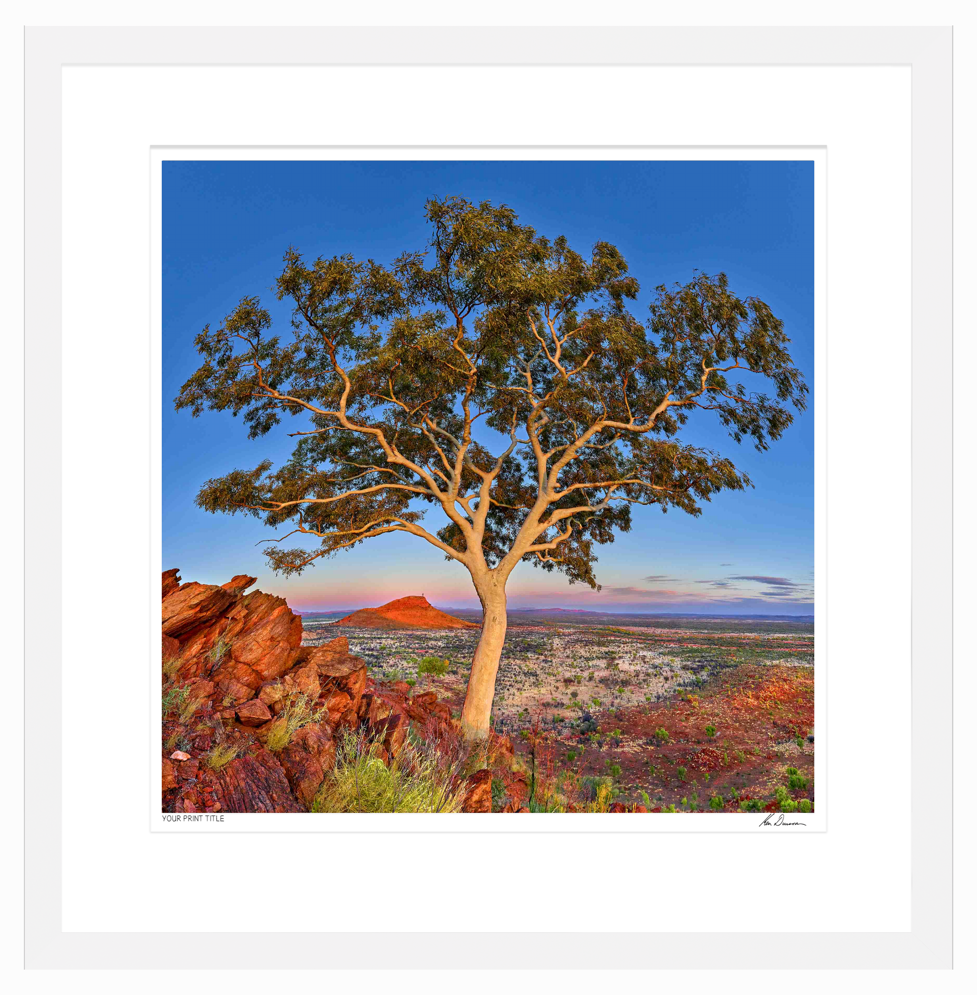 Large Framed Between Heaven and Earth. Registration Number 33/300