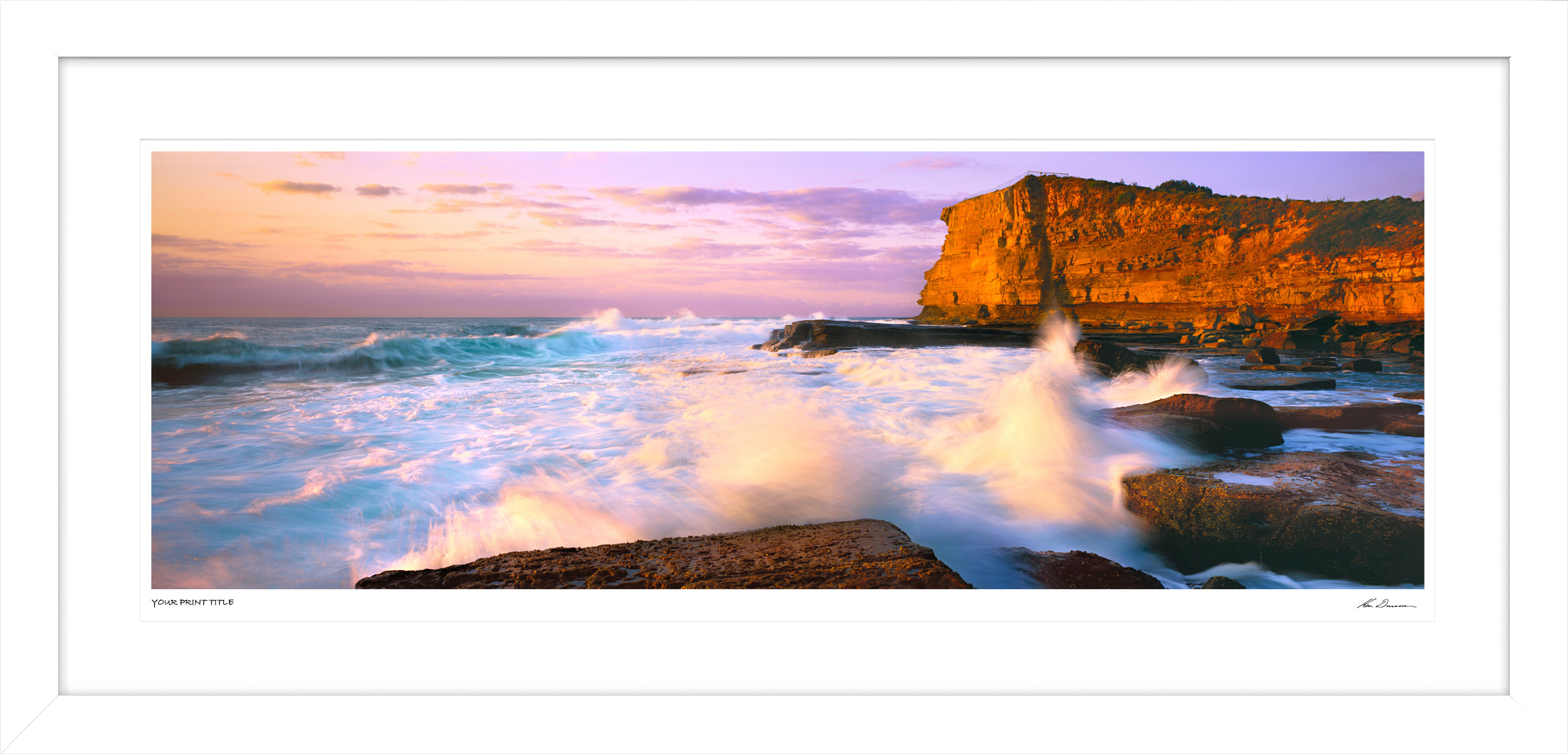 Creation Reigns, Terrigal, NSW – 60inch Framed Wall Stock Sale (One Only)