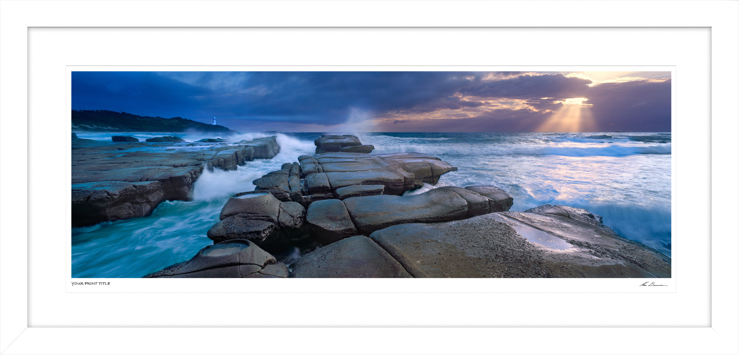 Piercing The Darkness - 50inch Framed Wall Stock Sale (One Only)