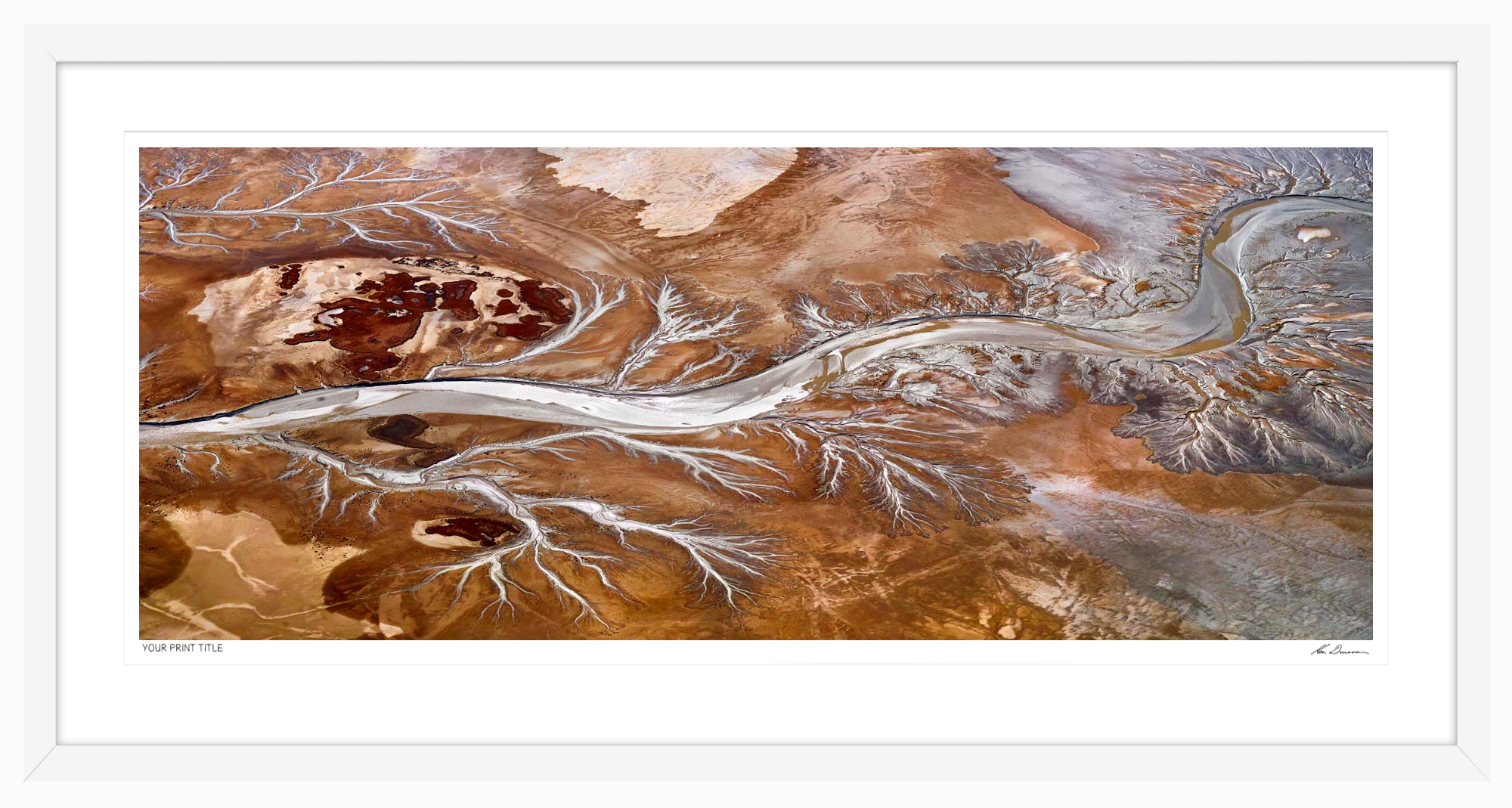 Tidal Artistry. 50inch Framed Print registration number 3/100