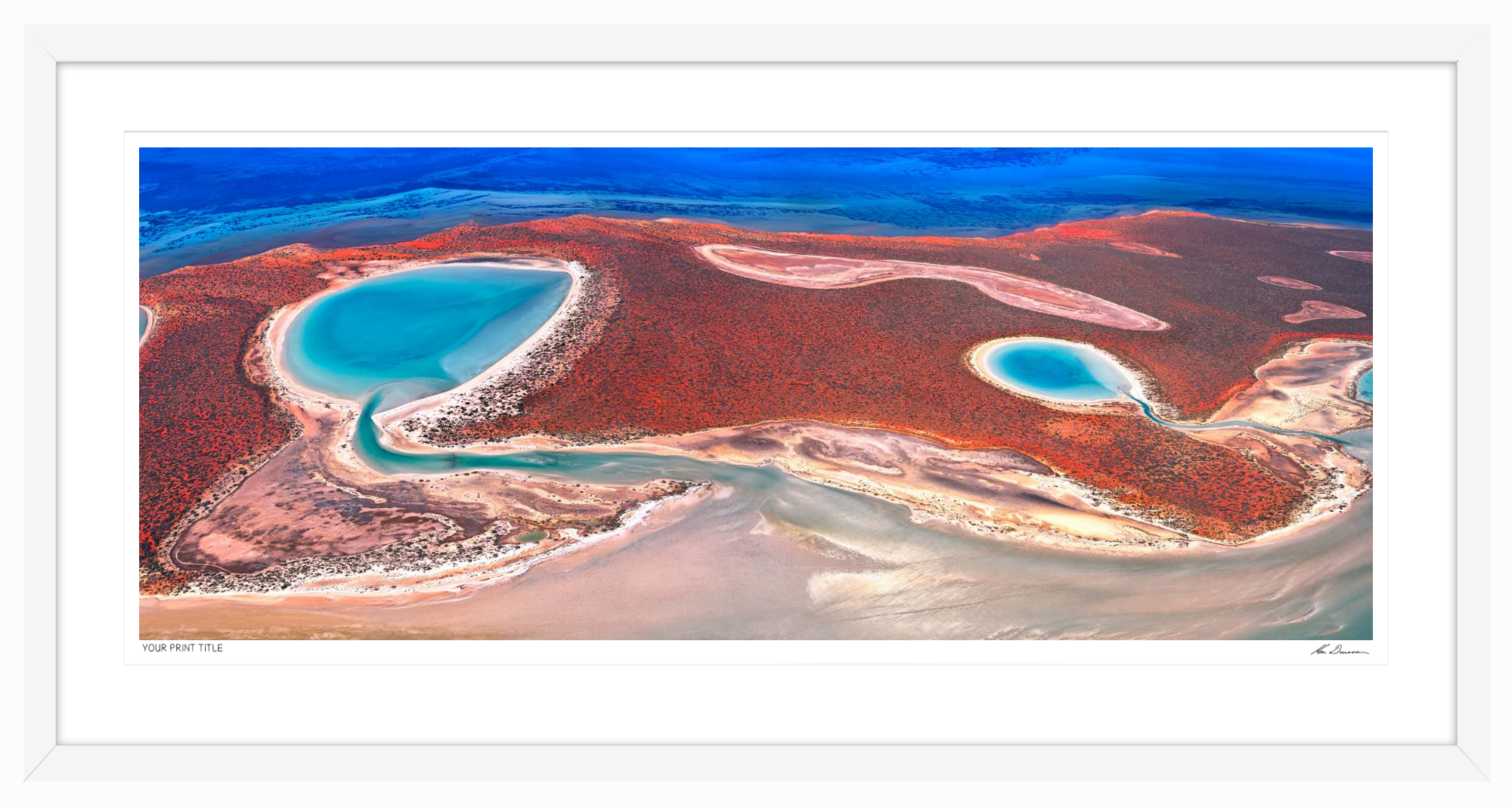 Wulyibdi Dreaming. 50inch Framed Print registration number 2/100