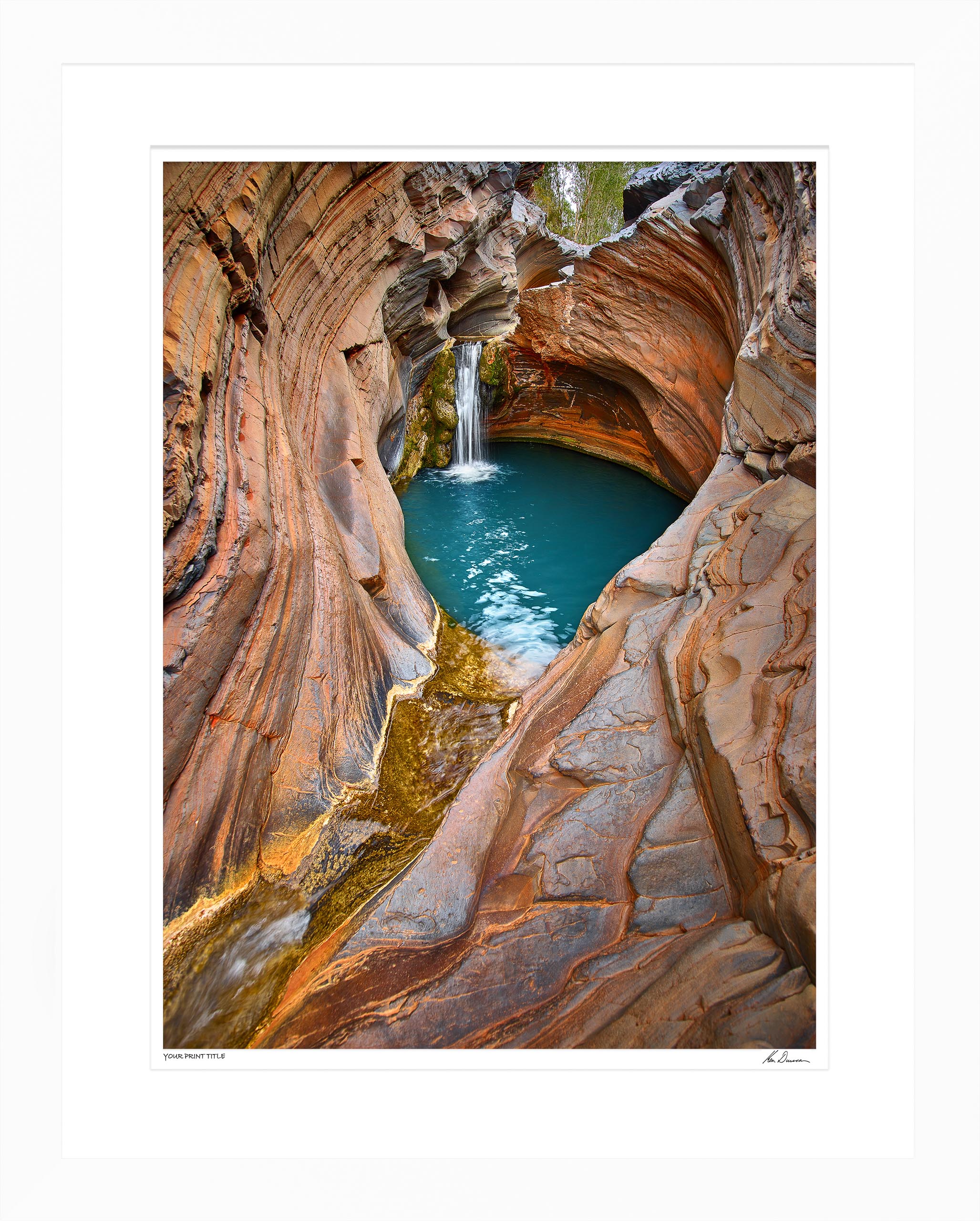 X Large Framed Hidden Spa, WA. Registration Number 6/300