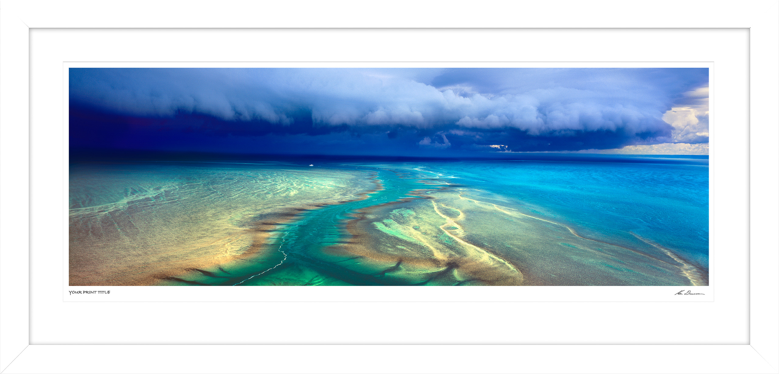 Out Of The Blue, WA - 60inch Framed Wall Stock Sale (One Only)
