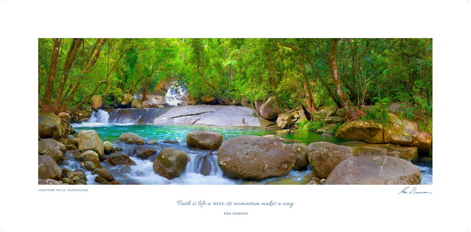 POSTER OF PURPOSE - JOSEPHINE FALLS - Inspirational